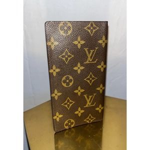 Louis Vuitton monogram long fold wallet